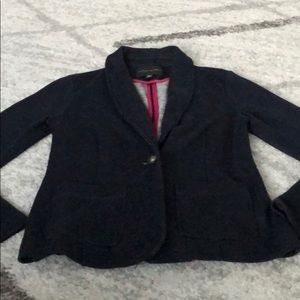 XS Navy Cloth Blazer